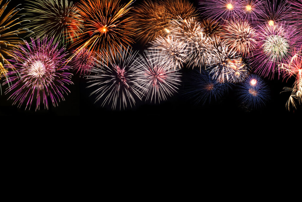 Fireworks Background 010 green screen options