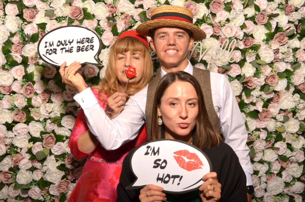 Laura & Sam Sheene Mill Royston Photo Booth Rental Laura & sam sheene mill