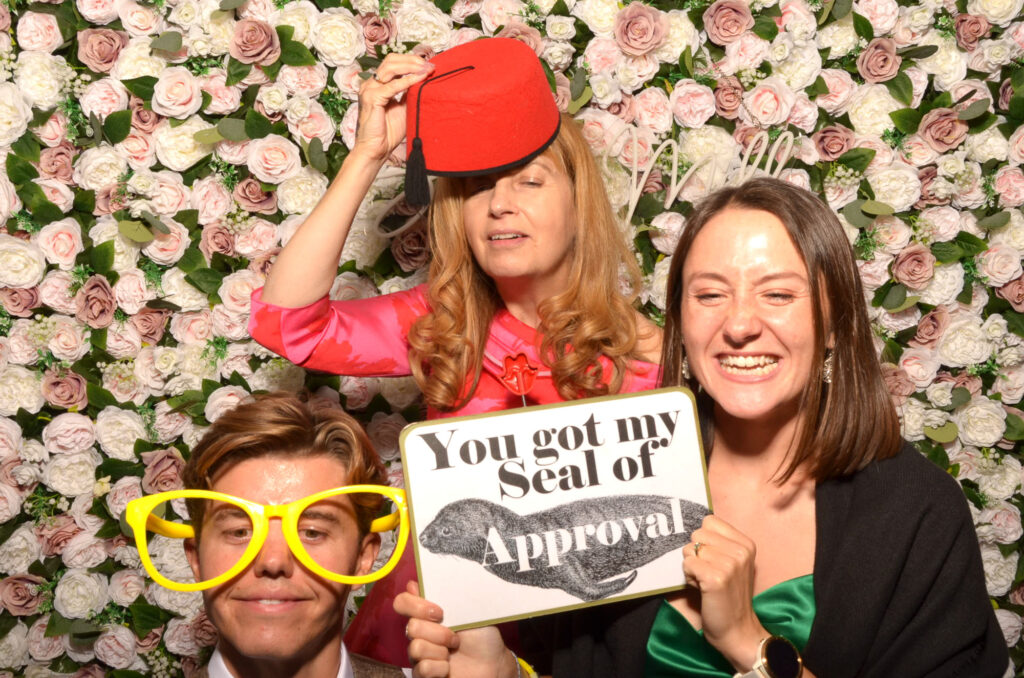 Laura & Sam Sheene Mill Royston Photo Booth Rental Laura & sam sheene mill