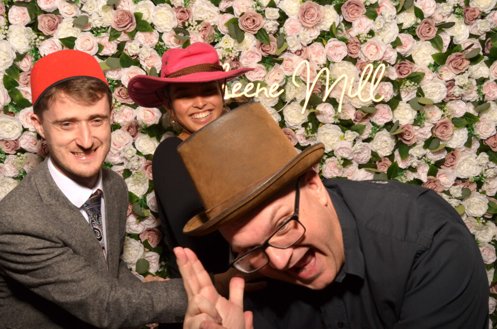 Laura & Sam Sheene Mill Royston Photo Booth Rental Laura & sam sheene mill
