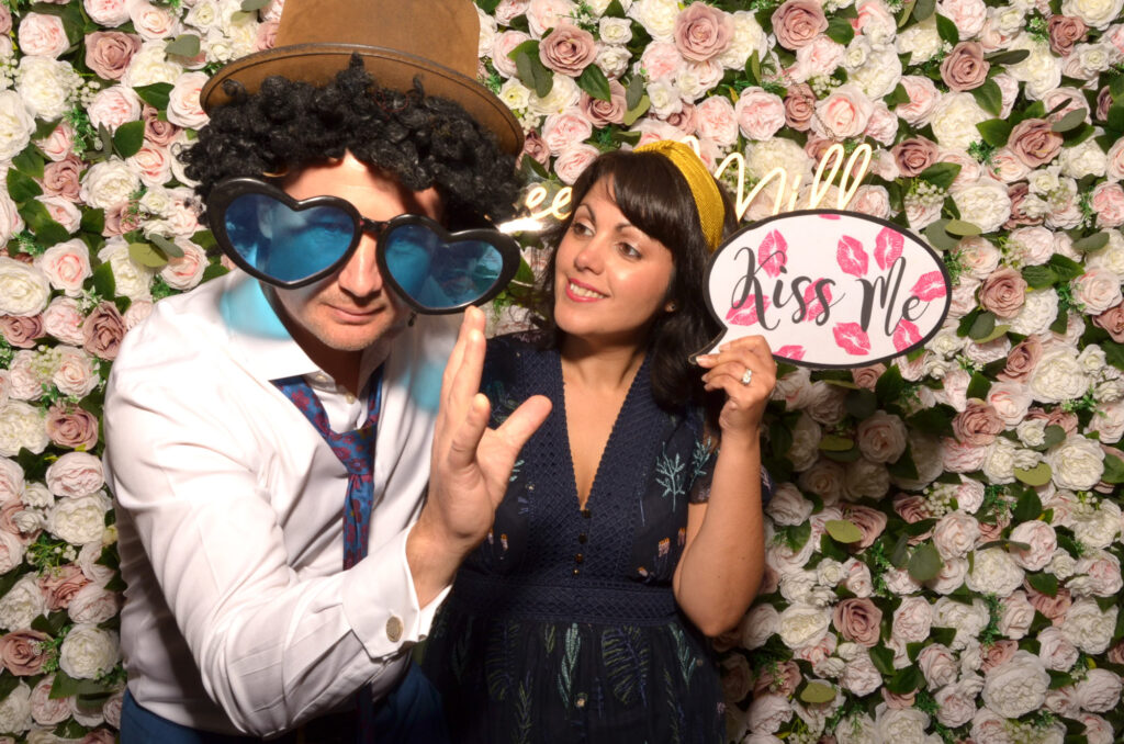 Laura & Sam Sheene Mill Royston Photo Booth Rental Laura & sam sheene mill