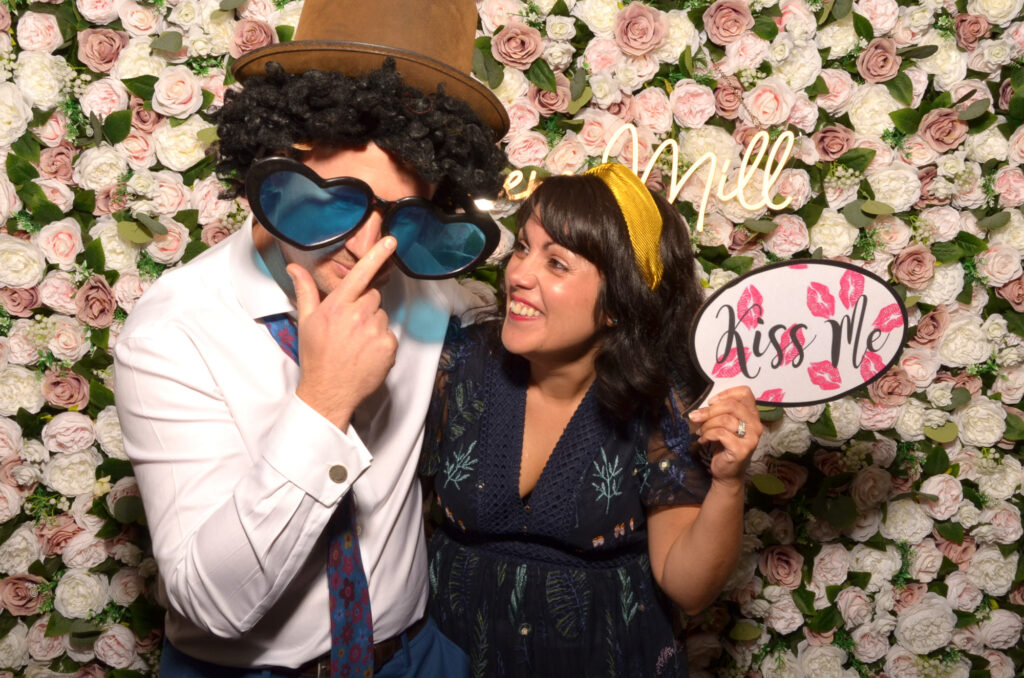 Laura & Sam Sheene Mill Royston Photo Booth Rental Laura & sam sheene mill