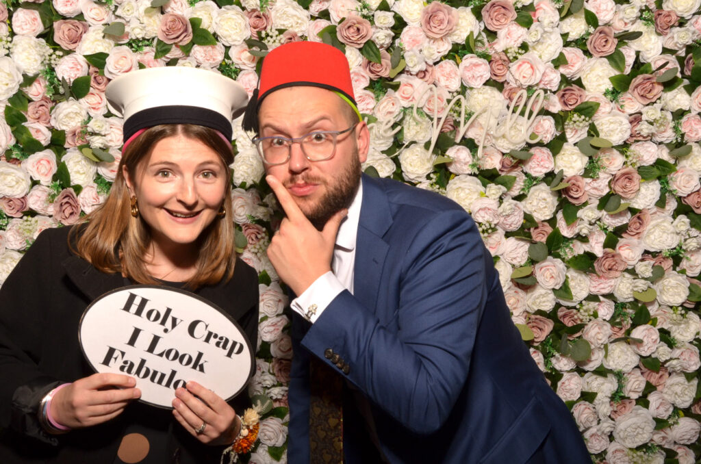 Laura & Sam Sheene Mill Royston Photo Booth Rental Laura & sam sheene mill