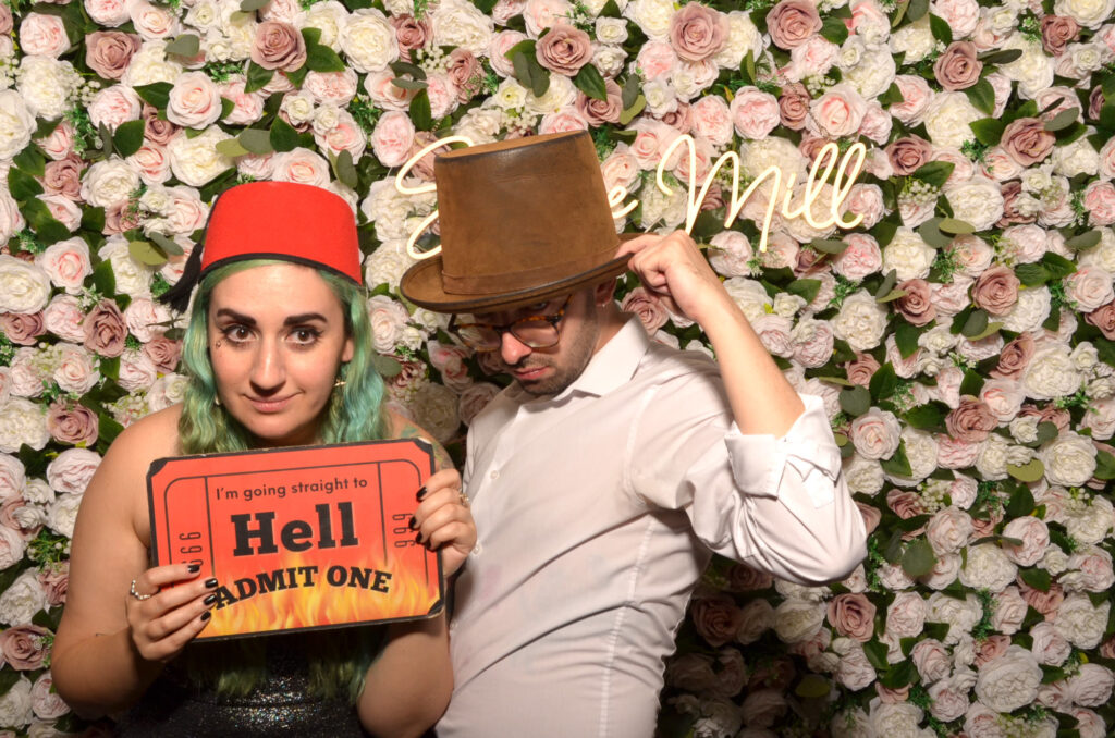 Laura & Sam Sheene Mill Royston Photo Booth Rental Laura & sam sheene mill
