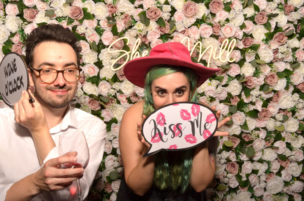Laura & Sam Sheene Mill Royston Photo Booth Rental Laura & sam sheene mill