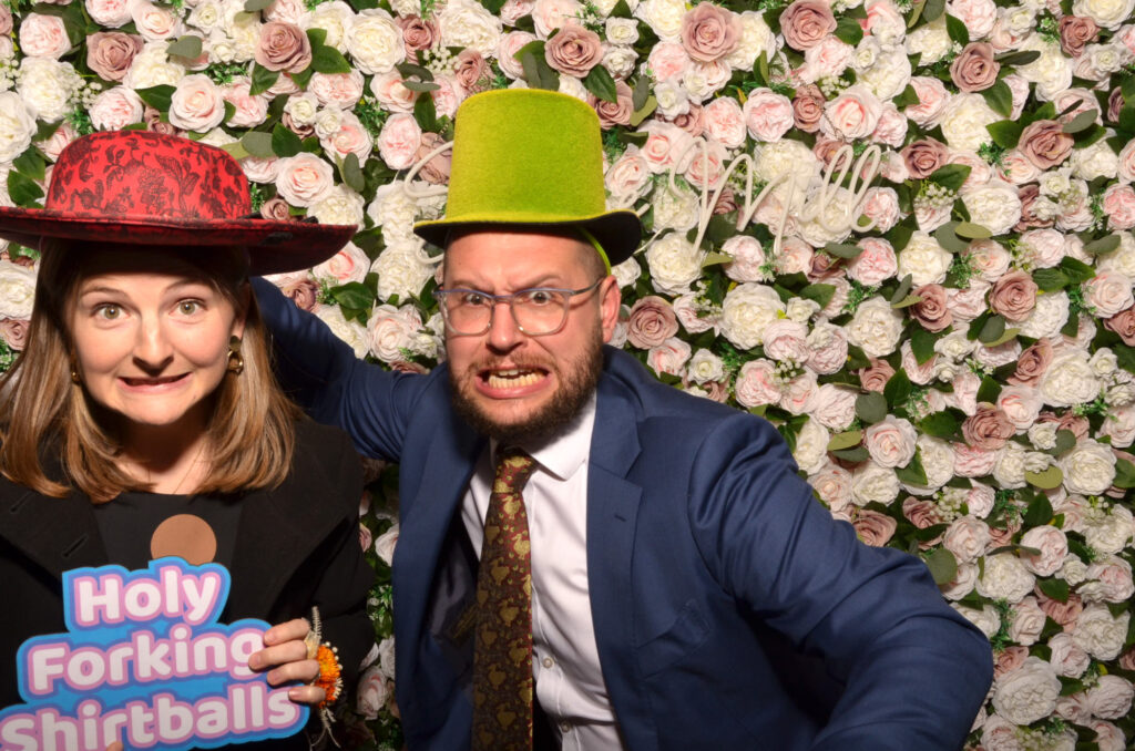 Laura & Sam Sheene Mill Royston Photo Booth Rental Laura & sam sheene mill
