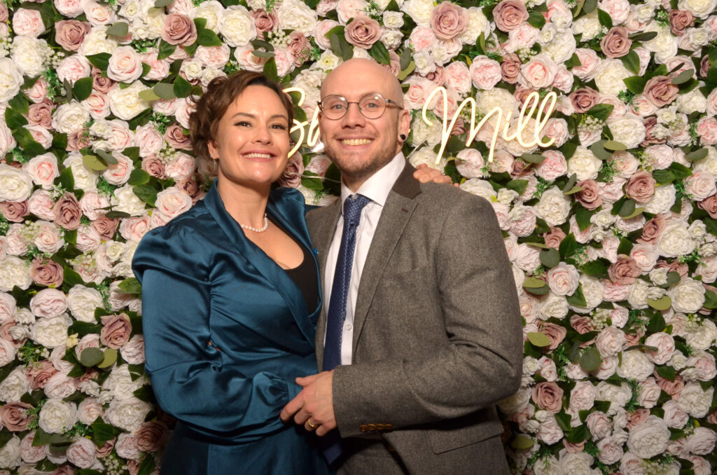Laura & Sam Sheene Mill Royston Photo Booth Rental Laura & sam sheene mill