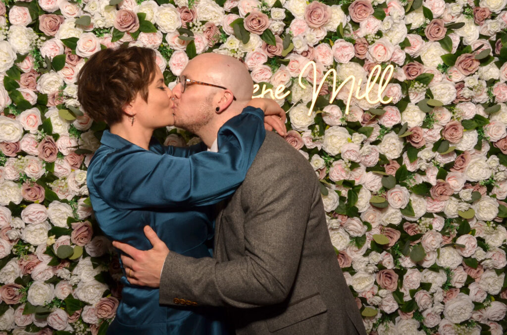 Laura & Sam Sheene Mill Royston Photo Booth Rental Laura & sam sheene mill