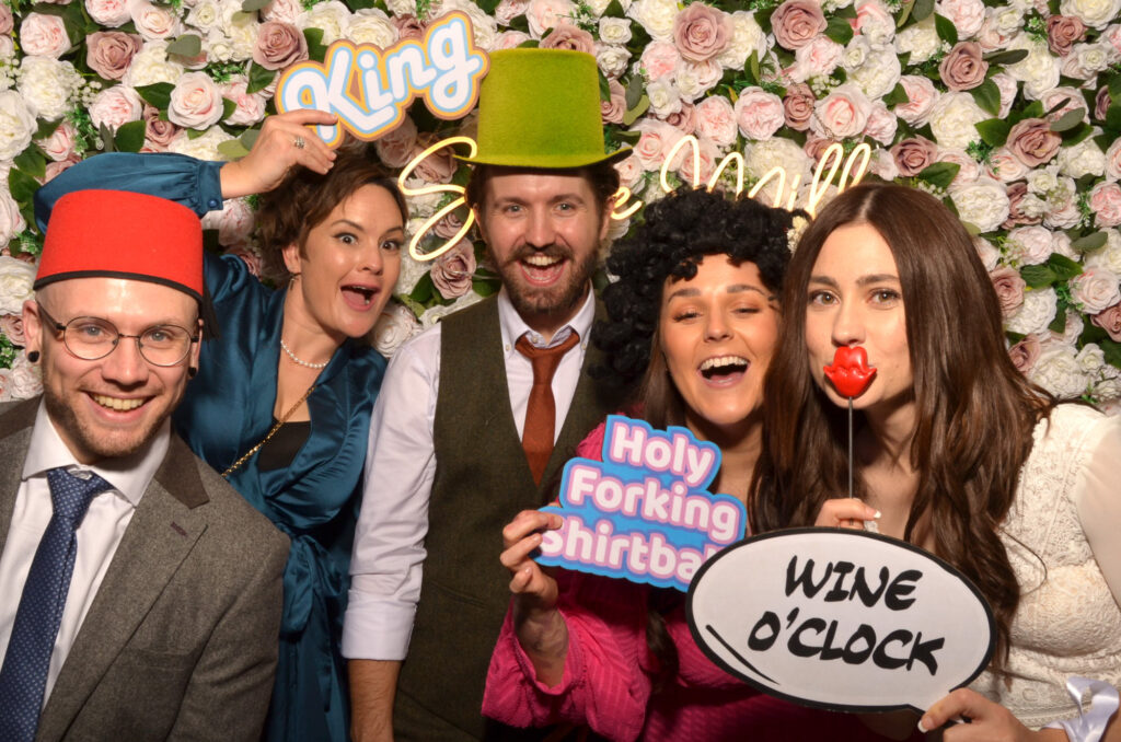 Laura & Sam Sheene Mill Royston Photo Booth Rental Laura & sam sheene mill