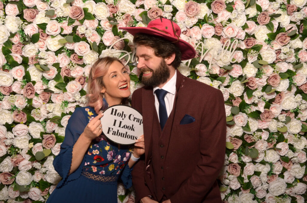 Laura & Sam Sheene Mill Royston Photo Booth Rental Laura & sam sheene mill