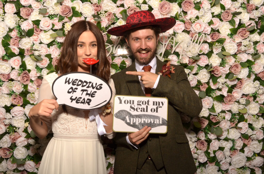 Laura & Sam Sheene Mill Royston Photo Booth Rental Laura & sam sheene mill