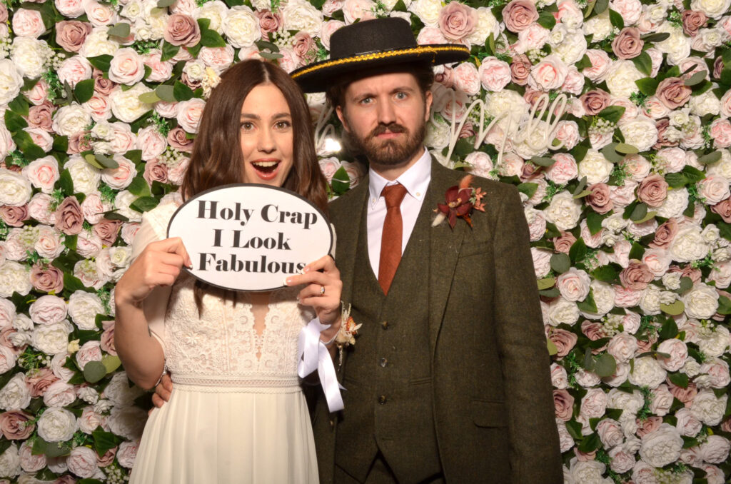 Laura & Sam Sheene Mill Royston Photo Booth Rental Laura & sam sheene mill