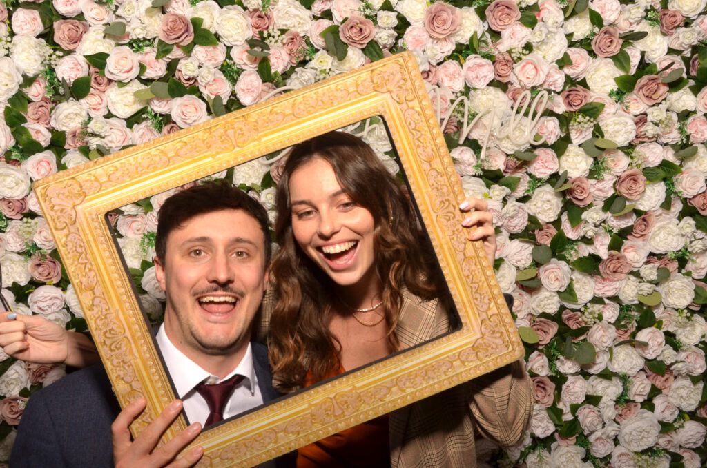 Laura & Sam Sheene Mill Royston Photo Booth Rental Laura & sam sheene mill