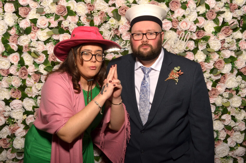 Laura & Sam Sheene Mill Royston Photo Booth Rental Laura & sam sheene mill