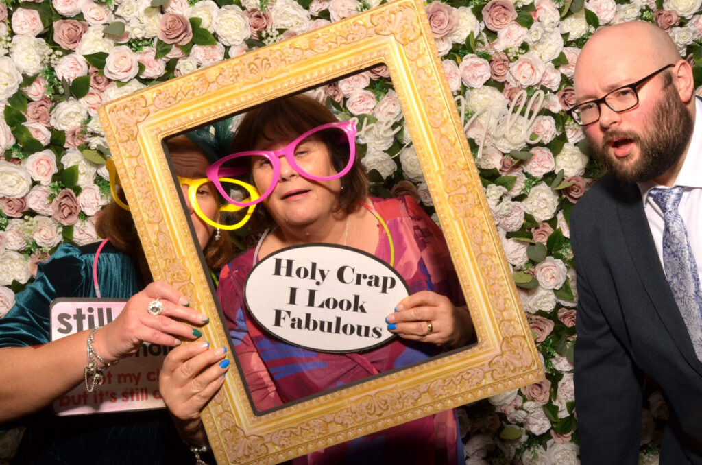 Laura & Sam Sheene Mill Royston Photo Booth Rental Laura & sam sheene mill